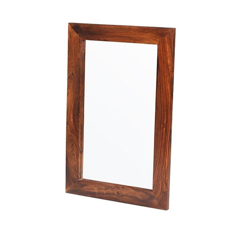 Cube Sheesham Wall Mirror - 60cm x 90cm
