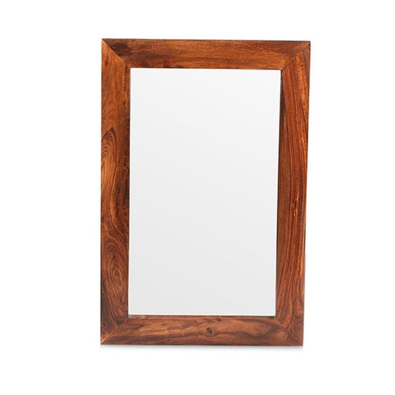 Cube Sheesham Wall Mirror - 60cm x 90cm