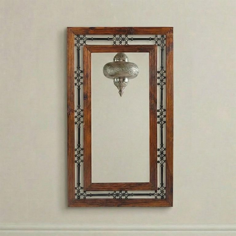 Indian Sheesham Wall Mirror - 70cm x 115cm