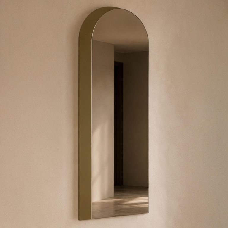 Draven Wall Mirror - Arch - Champagne Gold - 60cm x 160cm