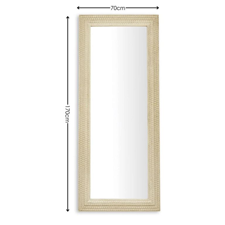 Alanis Leaner Mirror - Champagne - Wood - 70cm x 170cm