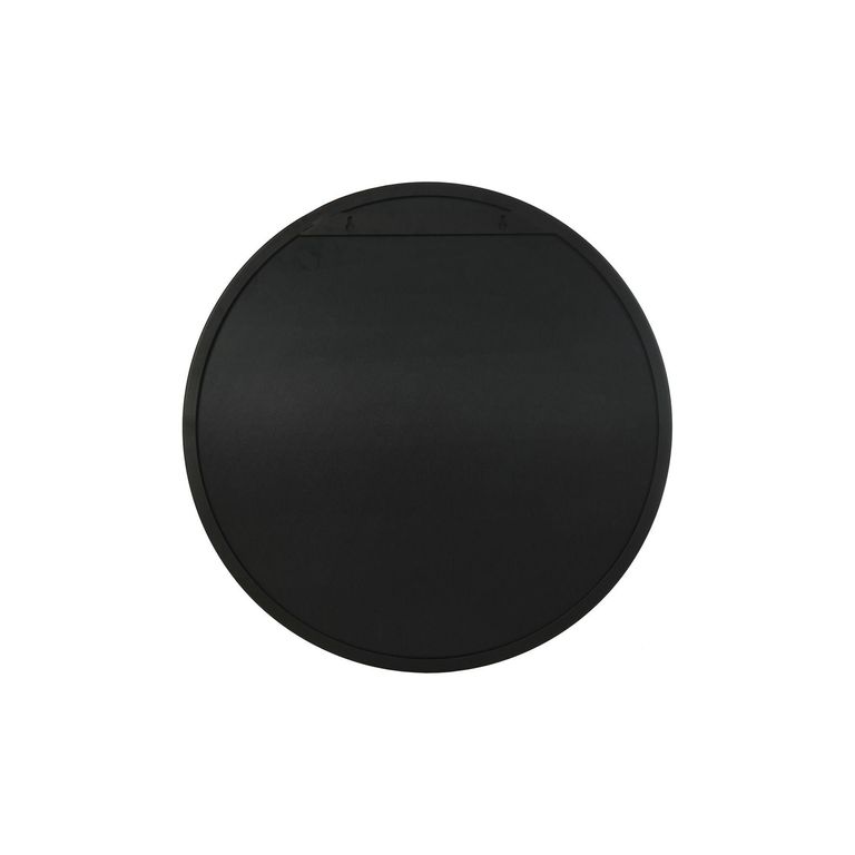 Adelphi Round Wall Mirror Black