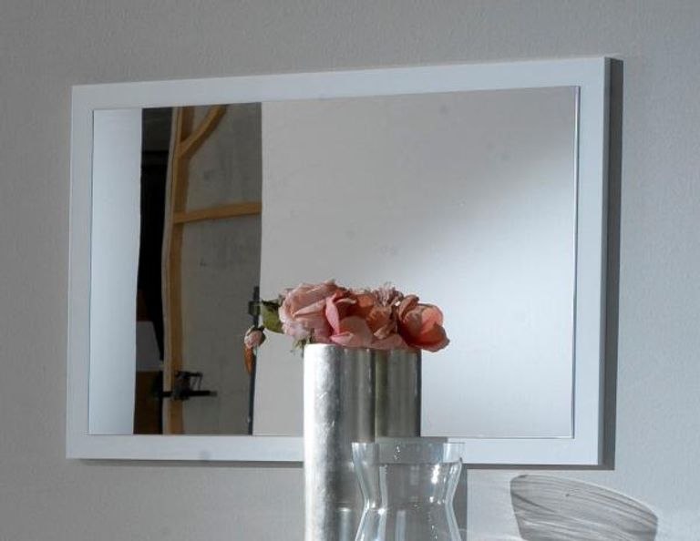 Ambra White Italian Wall Mirror