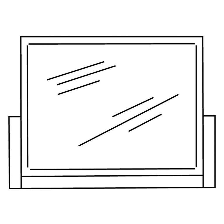 Augusta Grey Oak Effect Large Wall Mirror