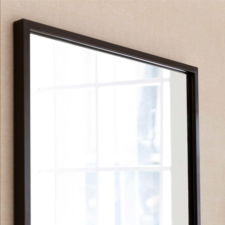Avening Rectangular Wall Mirror 50x120cm Black