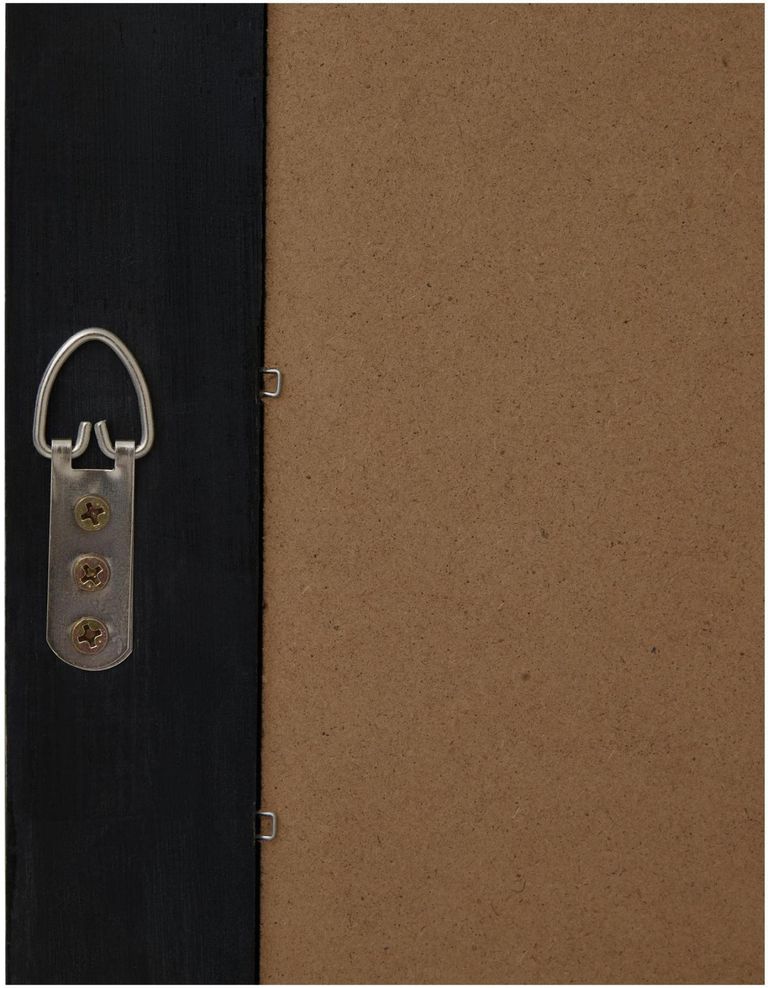 Black Wood XL Window Mirror