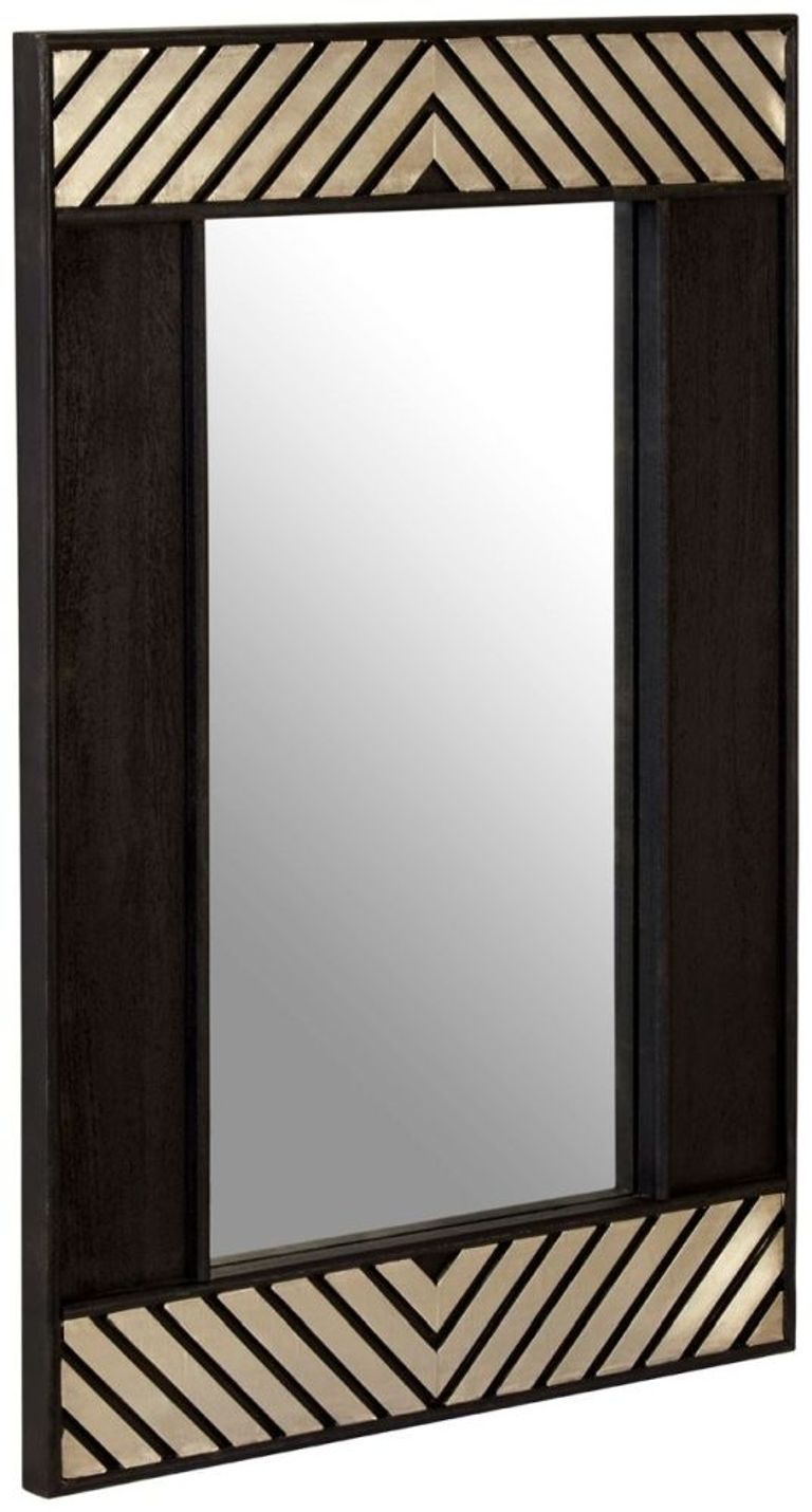 Boho Wall Mirror - Bone Inlay Frame - Large