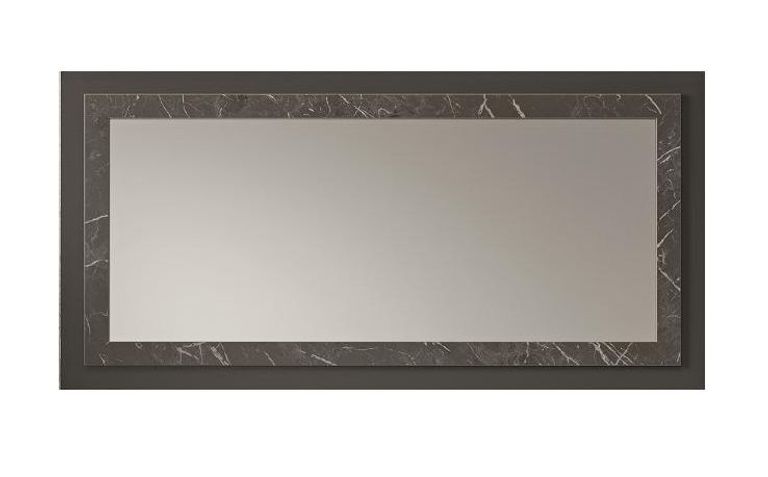 Carvelle Dark Grey Wall Mirror