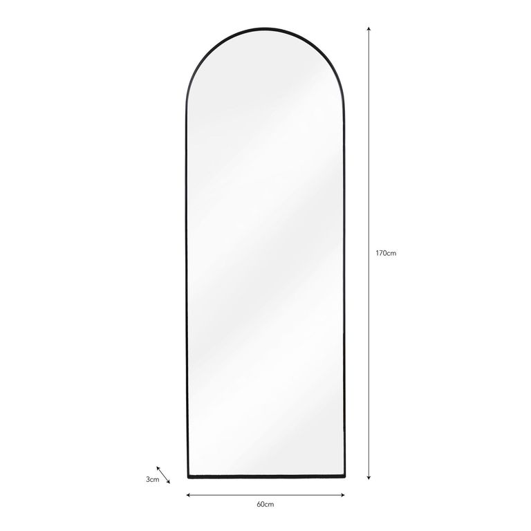 Charlcombe Arched Freestanding Mirror Large