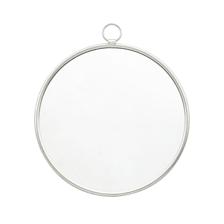 Clearance - Collins Silver Round Mirror - 61cm x 70cm - A209
