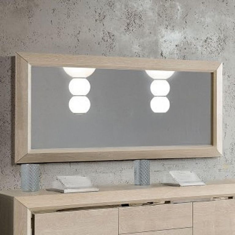 Clearance - Elite Day Wall Mirror - 159cm x 79cm  - Sand Birch Italian - B37