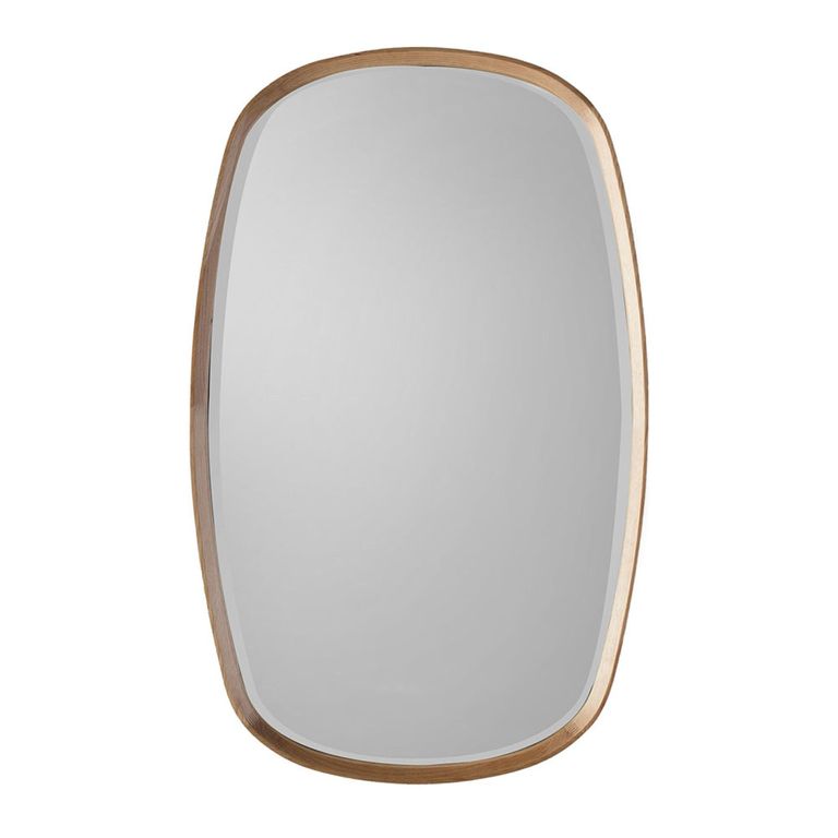Clearance - Keaton Oak Mirror - 90cm x 55cm - A211