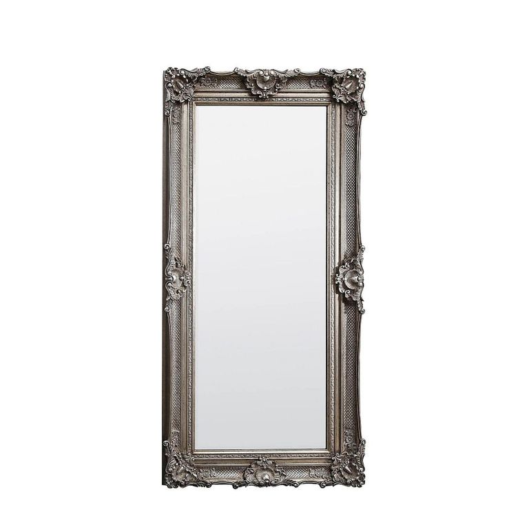 Clearance - Stretton Silver Leaner Mirror - 88cm x 177cm - A215