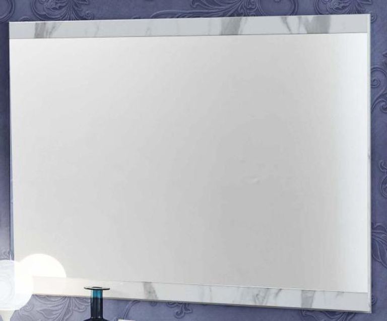 Cristal White Italian Wall Mirror