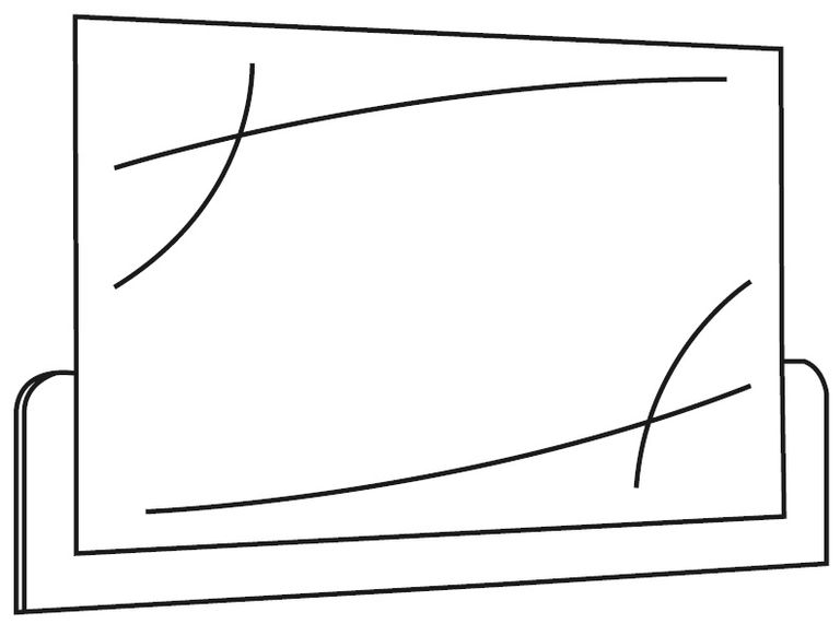 Enna Black Wall Mirror