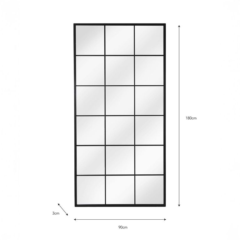 Fulbrook Leaning Mirror 180x90cm