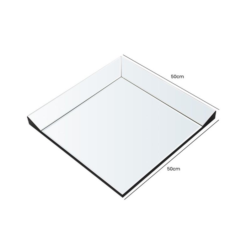 Wall Mirror - Square - Glass - 50cm x 50cm