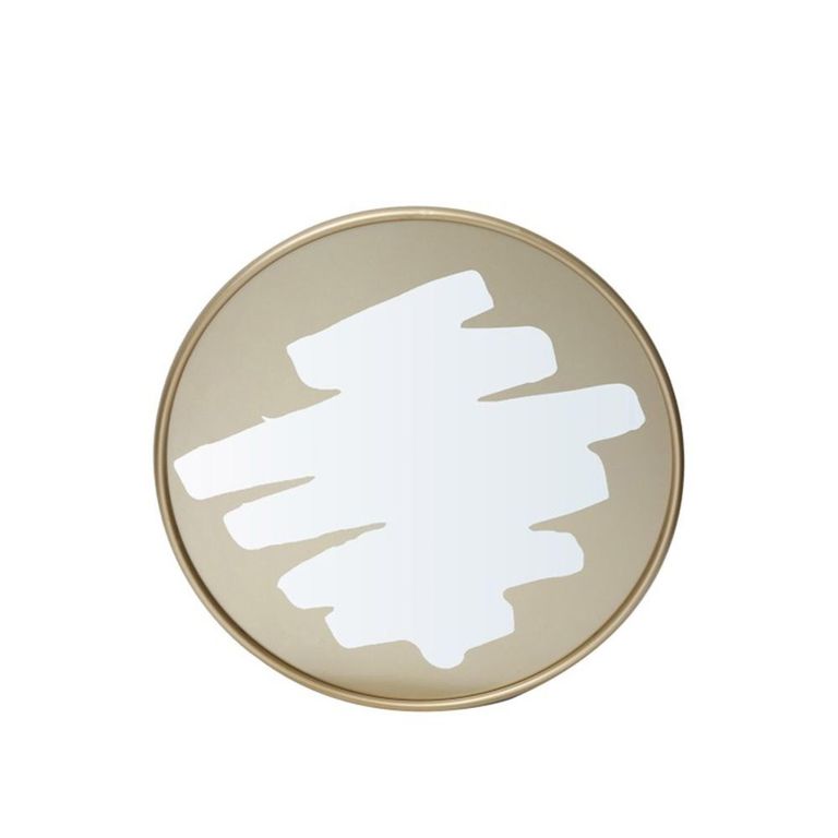 Wall Mirror - Round - Gold Metal - 70.5cm x 70.5cm