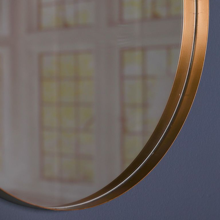 Wall Mirror - Gold - Round - 80cm x 80cm