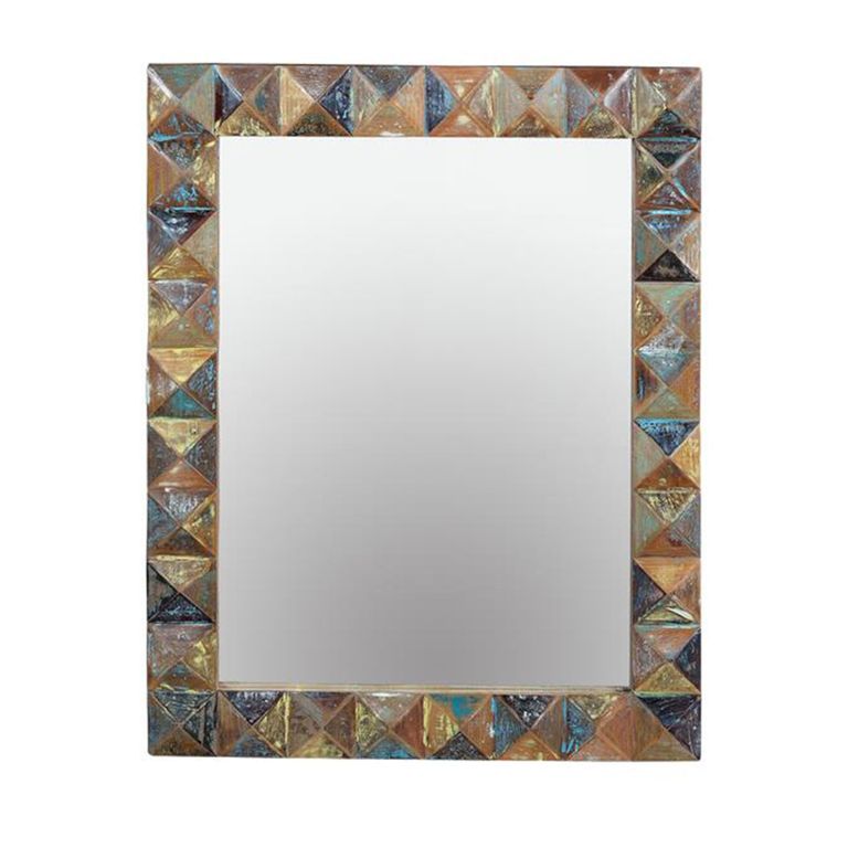 Hasley Wall Mirror - Recycled Wood