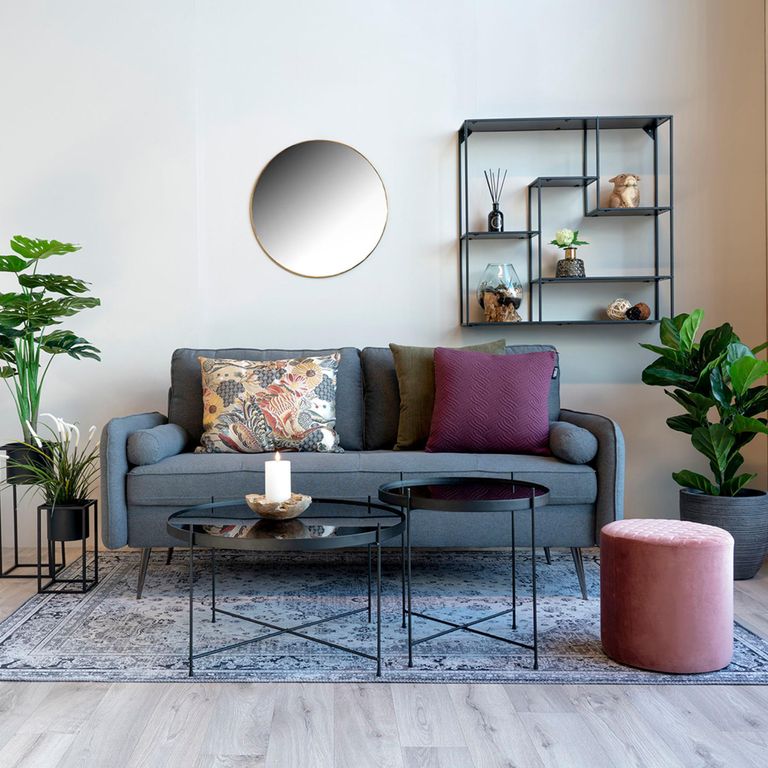 Jersey Mirror - Round - Wall - Brass - 60cm x 60cm