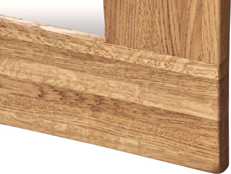 Kent Oak Rectangular Wall Mirror - 60cm x 90cm