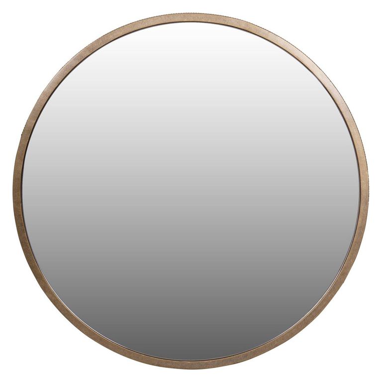 Belvedere Wall Mirror - Aged Gold - Round - 80cm x 80cm