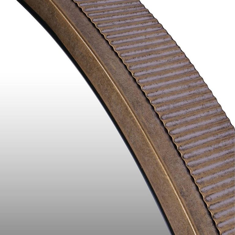 Belvedere Wall Mirror - Aged Gold - Round - 80cm x 80cm