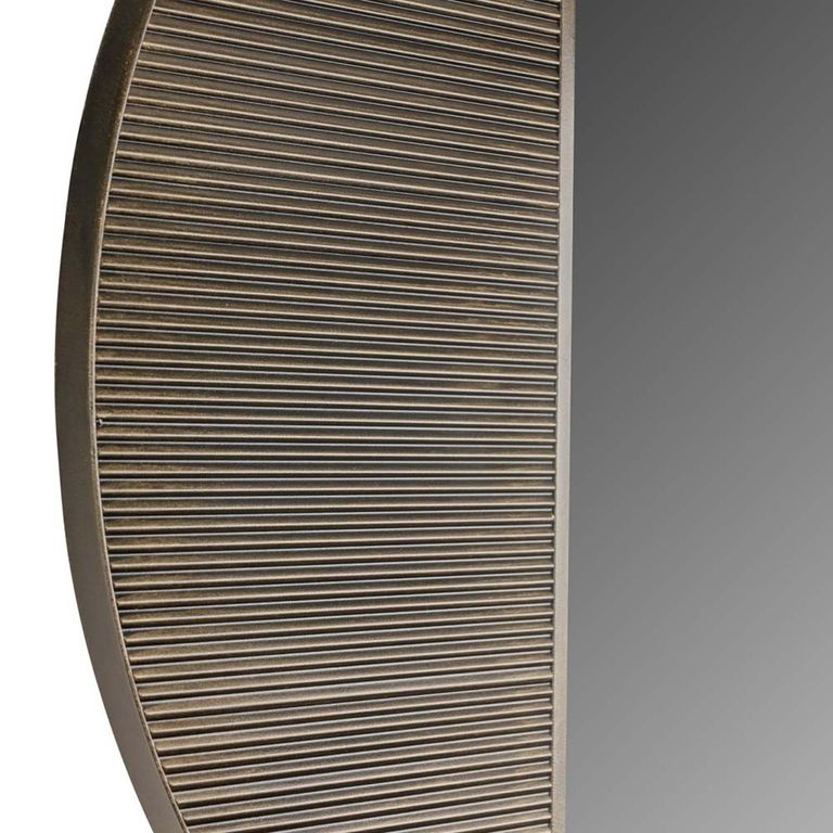 Belvedere Wall Mirror - Black - Round - 90cm x 90cm