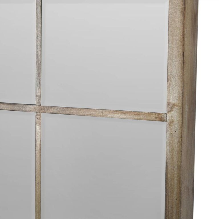 Blakely Wall Mirror - Antique Gold Window - 100cm x 180cm