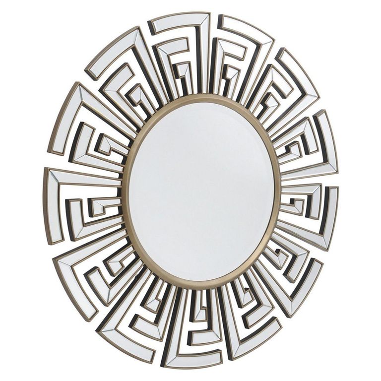 Claridge Wall Mirror - Deco Gold - Round - 120cm x 120cm