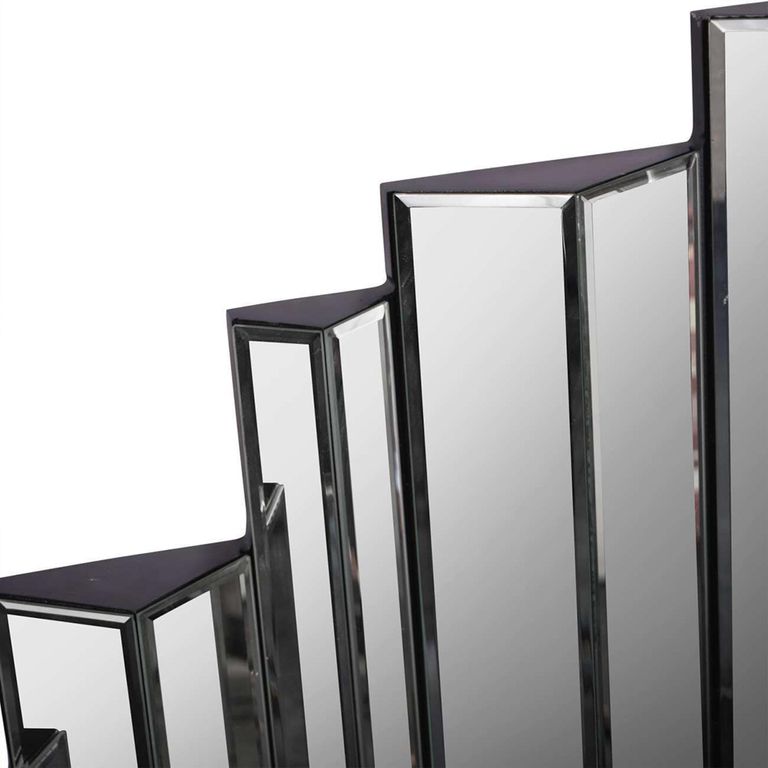 Crystalline Wall Mirror - Embossed Edges - Effect - 120cm x 120cm