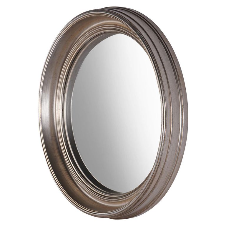 Fen Wall Mirror - Convex Wooden - Round - 102cm x 102cm