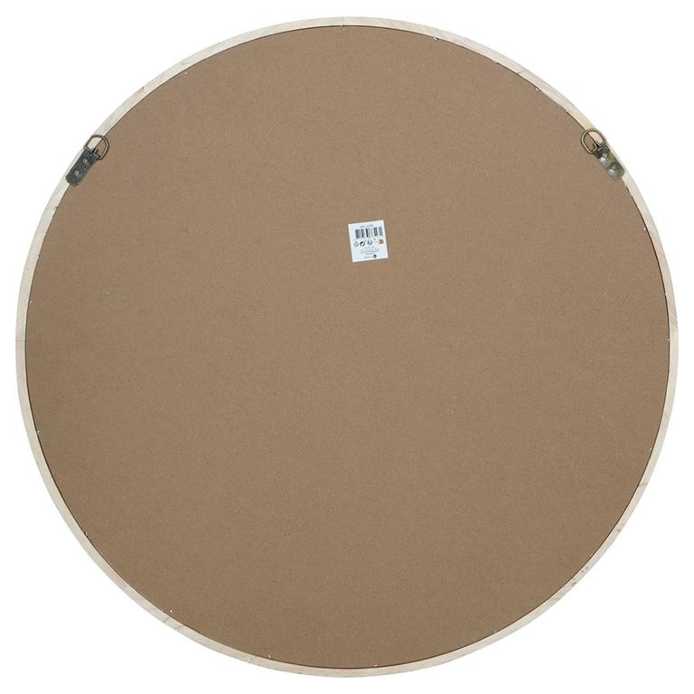 Hague Wall Mirror - Natural Wooden - Round - 70cm x 70cm