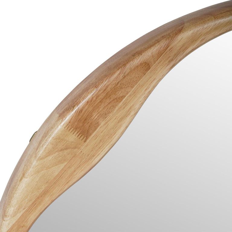 Hague Wall Mirror - Natural Wooden - Round - 70cm x 70cm