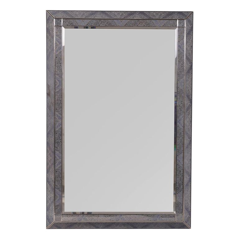 Mandala Wall Mirror - Smoked - Pattern - 60cm x 90cm