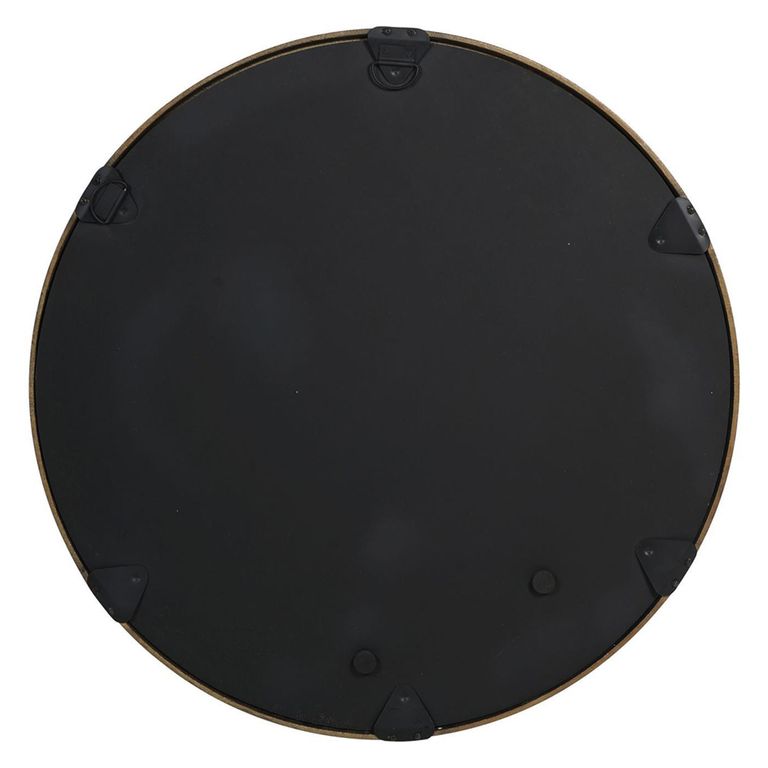 Oslo Wall Mirror - Antique Brass - Round - 100cm x 100cm