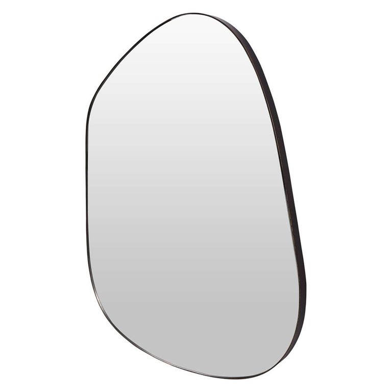 Sabina Wall Mirror - Bronze Metal - Abstract - 50.7cm x 68.5cm
