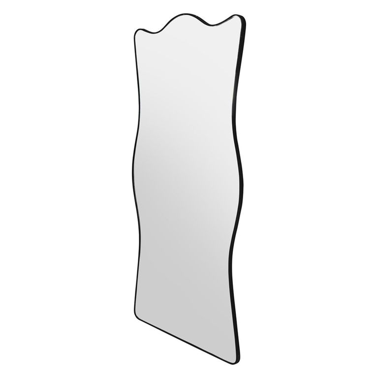 Tidal Floor Standing Mirror - Black Metal - 82.5cm x 178cm