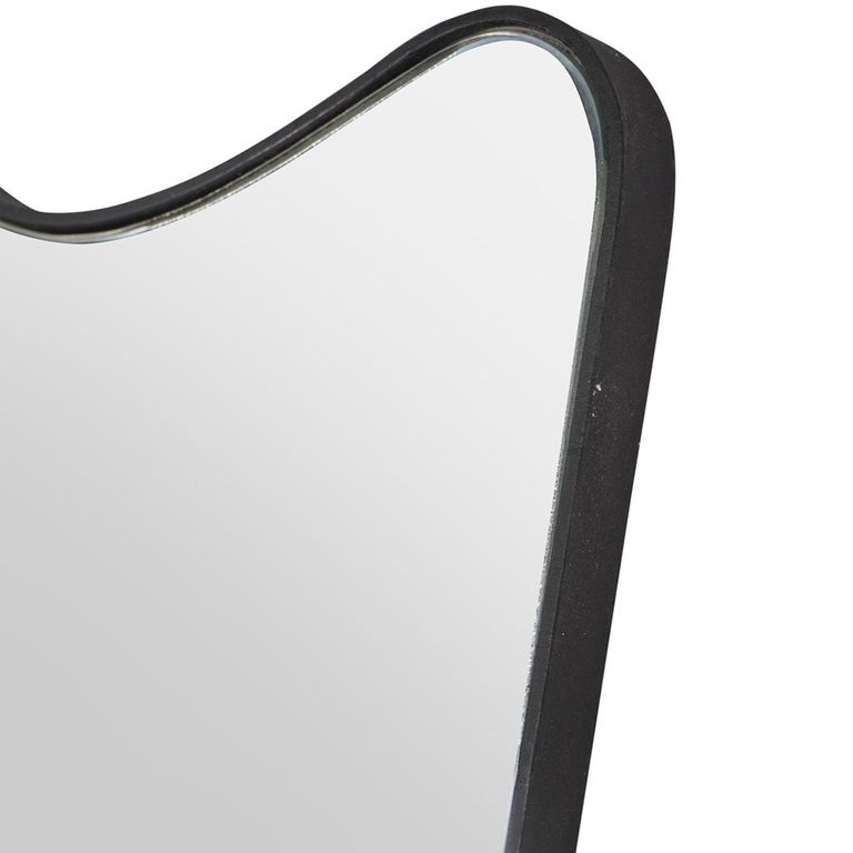 Tidal Floor Standing Mirror - Black Metal - 82.5cm x 178cm