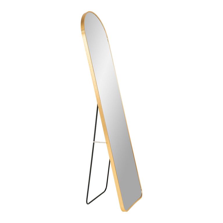 Madrid Mirror - Arch - Floor Standing - Brass - 40cm x 150cm
