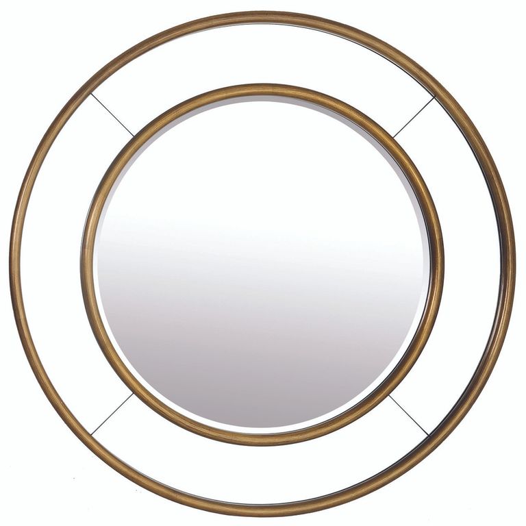 Grace Wall Mirror - Gold - Round