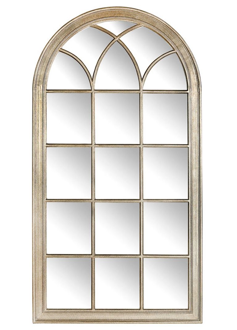 Isabella Wall Mirror - Gold and Champagne - Arch - 94cm x 175cm