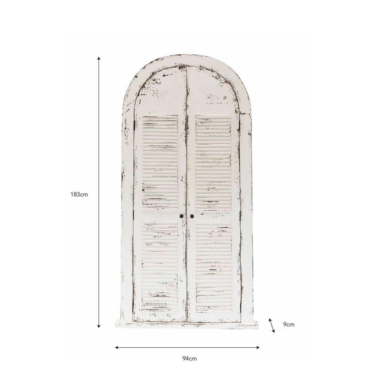 Minstead Mirror Antique White