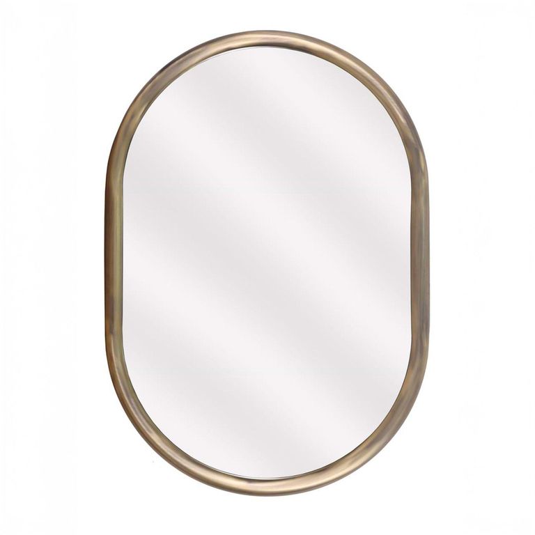 Novello Wall Mirror Antique Brass