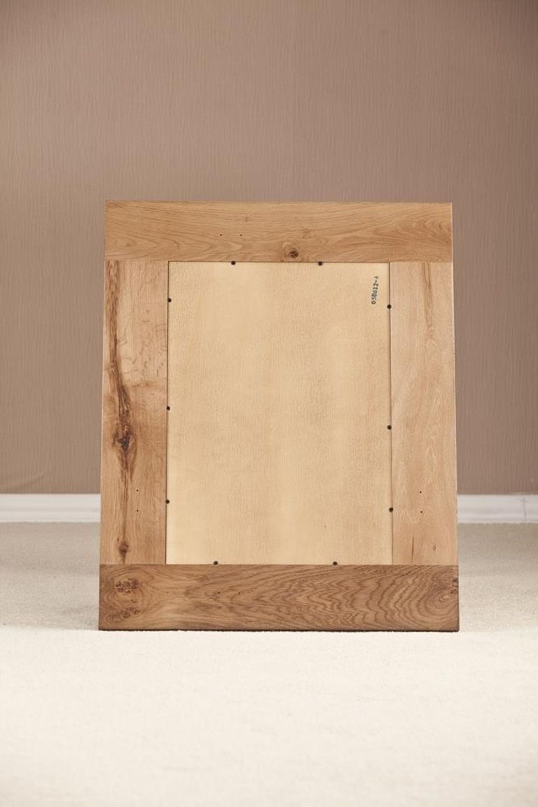 Originals Rustic Oak Rectangular Wall Mirror - 75cm x 60cm
