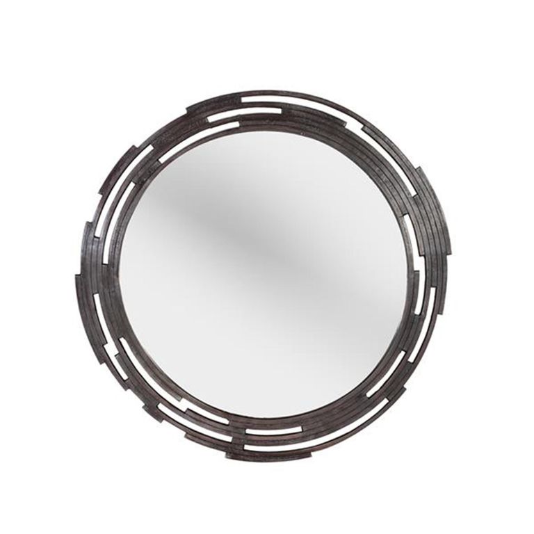 Pisa - Bronze - Round - Wall Mirror