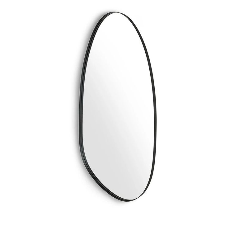 Rushmore Wall Mirror - Organic - Black Metal