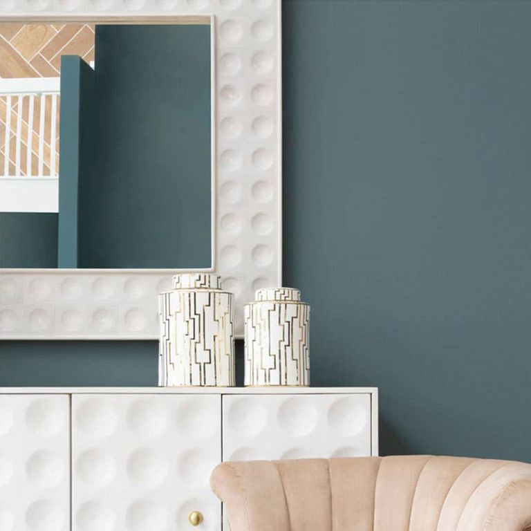 Satara Wall Mirror - Square - White Mango Wood