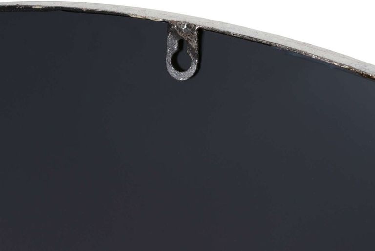 Silver and Metal Round Wall Mirror - 125cm x 125cm